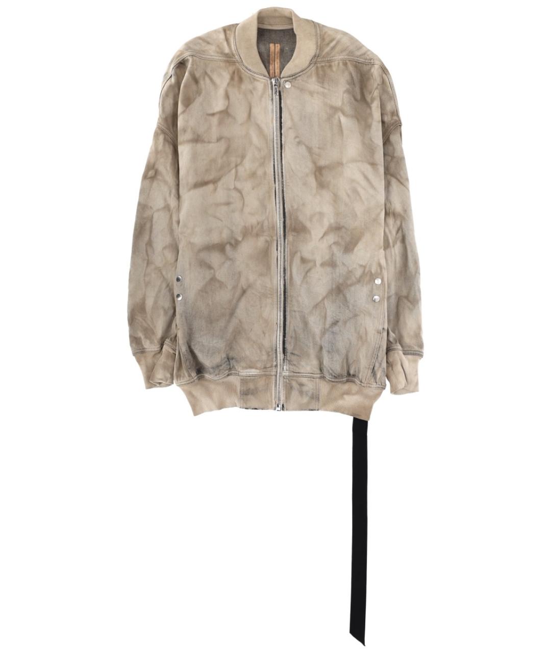 RICK OWENS DRKSHDW Коричневая хлопковая куртка, фото 1