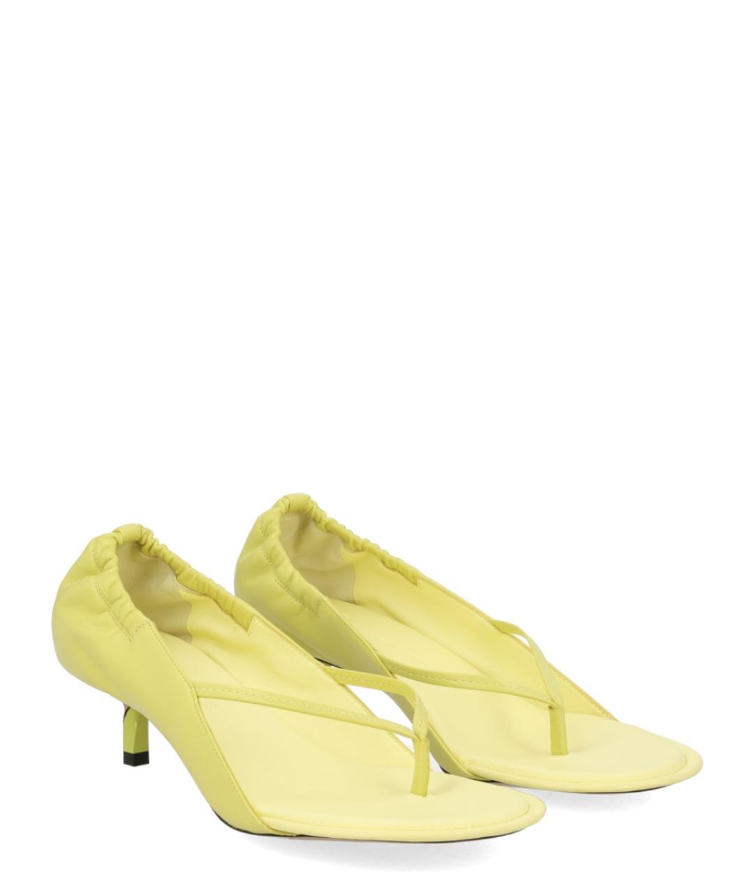 JACQUEMUS Зеленые кожаные туфли, фото 2