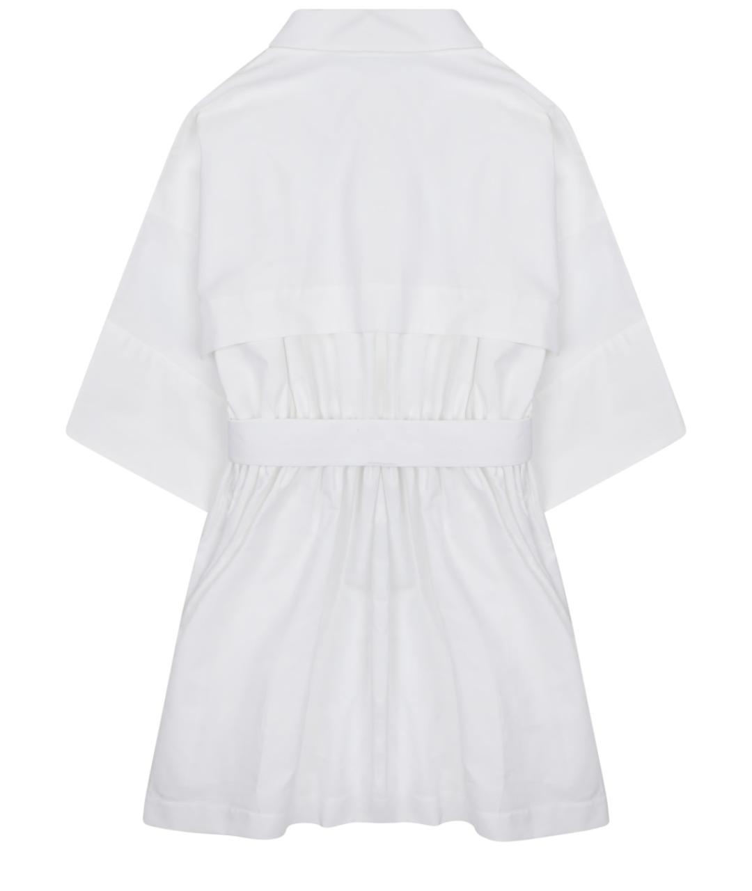 GIVENCHY Белое хлопковое повседневное платье, фото 2