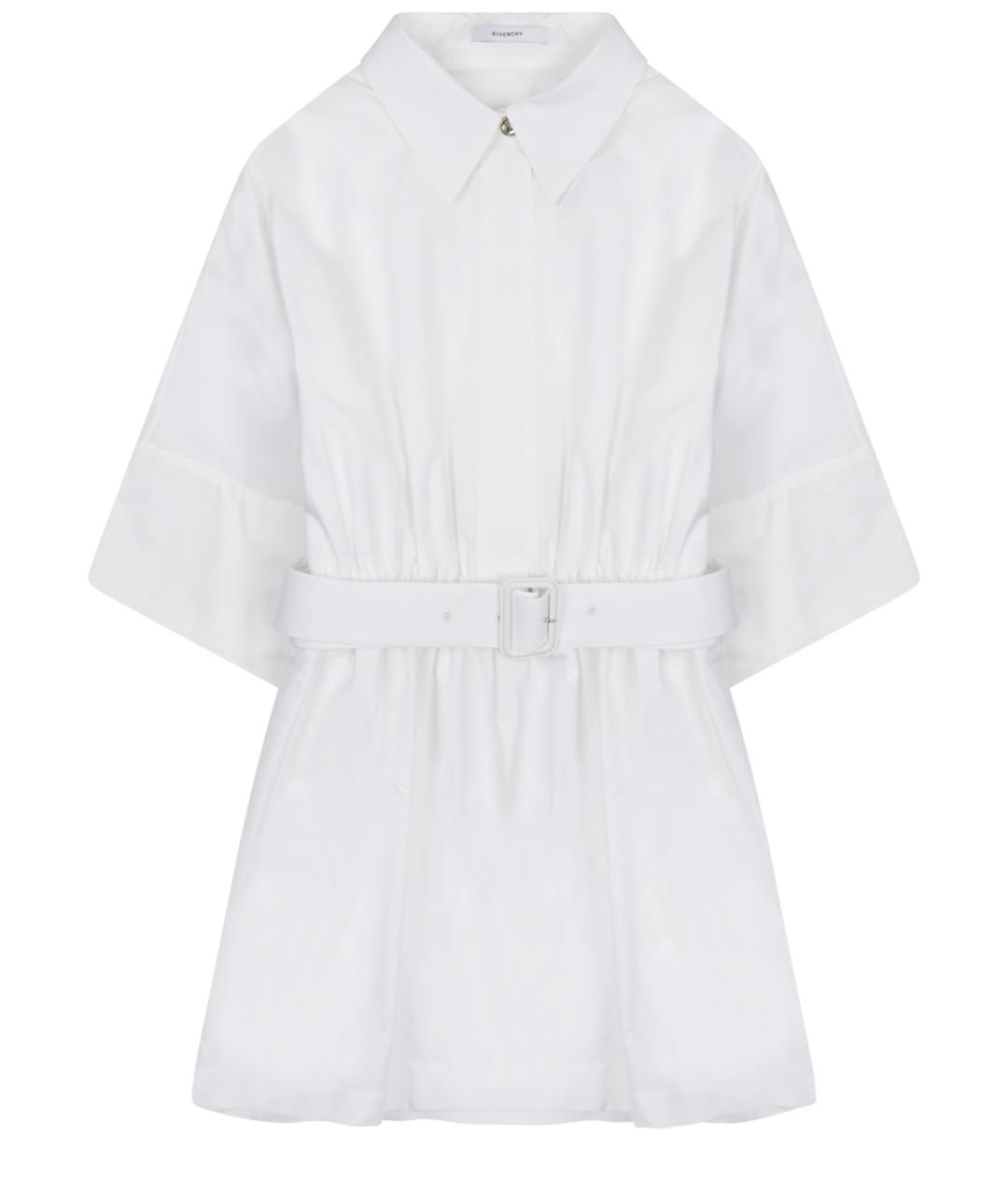 GIVENCHY Белое хлопковое повседневное платье, фото 1