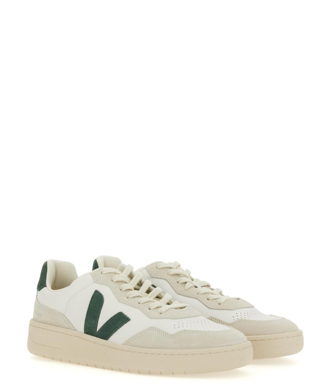 VEJA Белые кожаные низкие кроссовки / кеды, фото 6