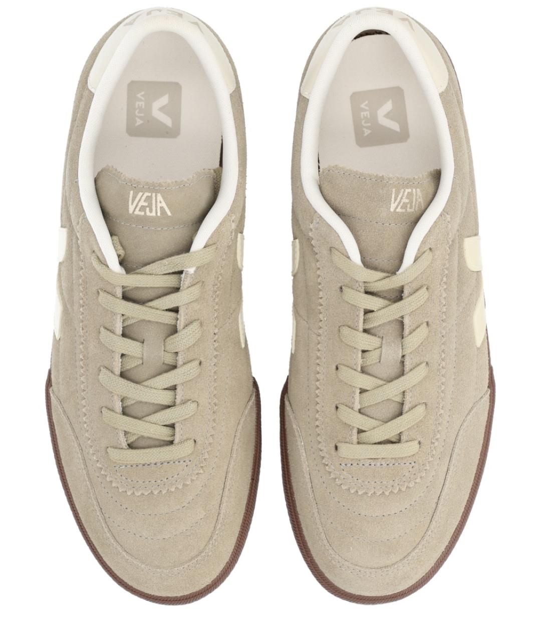 VEJA Серые замшевые низкие кроссовки / кеды, фото 6