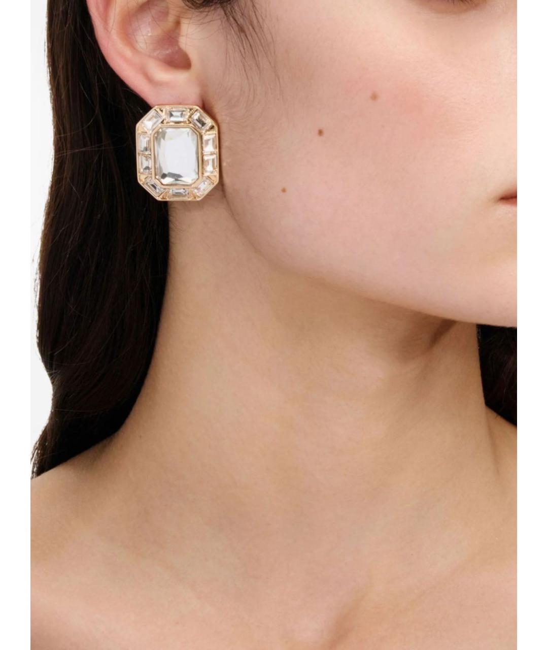 SELF-PORTRAIT Золотые металлические серьги, фото 2