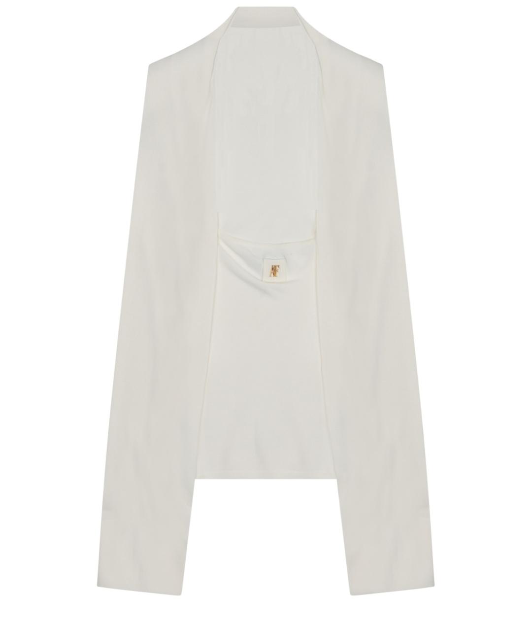 ALBERTA FERRETTI Белая вискозная блузы, фото 2