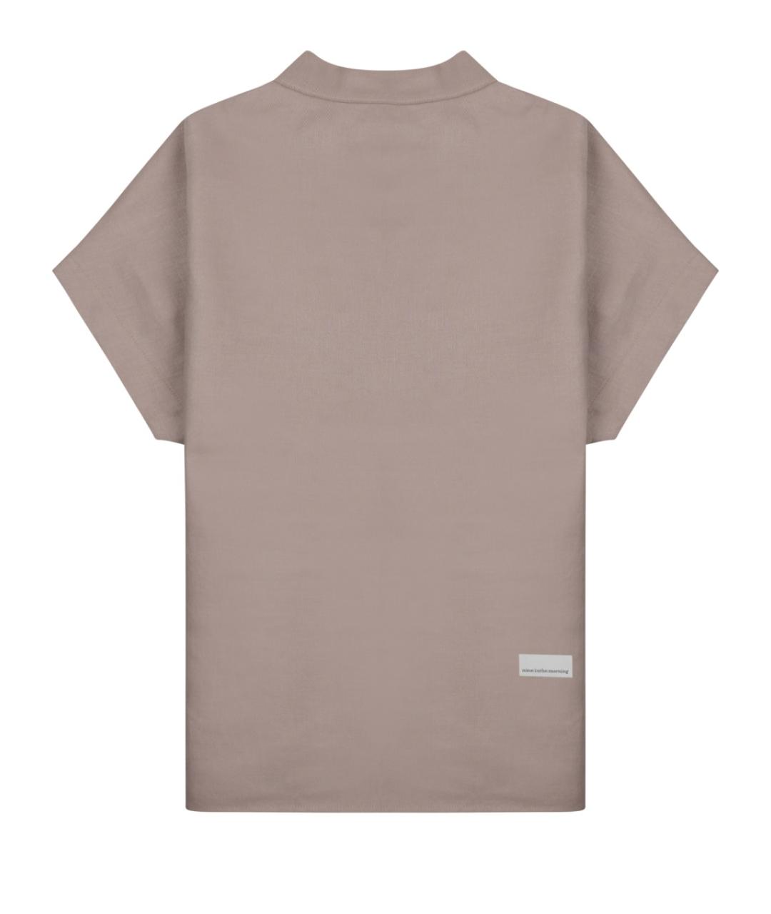 NINE IN THE MORNING Бежевая льняная рубашка, фото 2