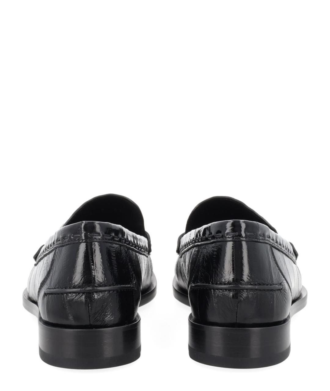 FENDI Черные кожаные лоферы, фото 3