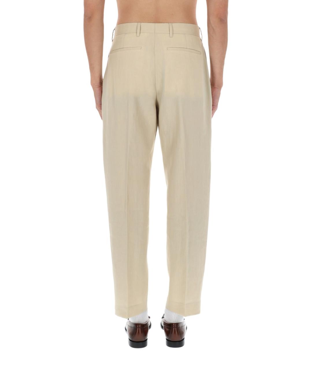 PAUL SMITH Льняные повседневные брюки, фото 5