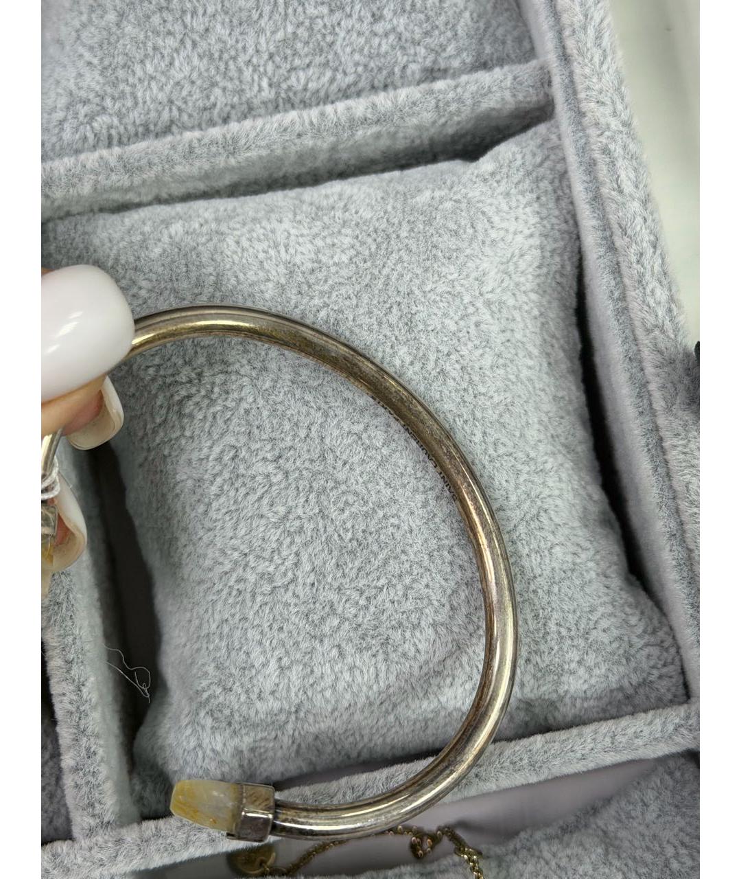SAINT LAURENT Серебрянный браслет, фото 6