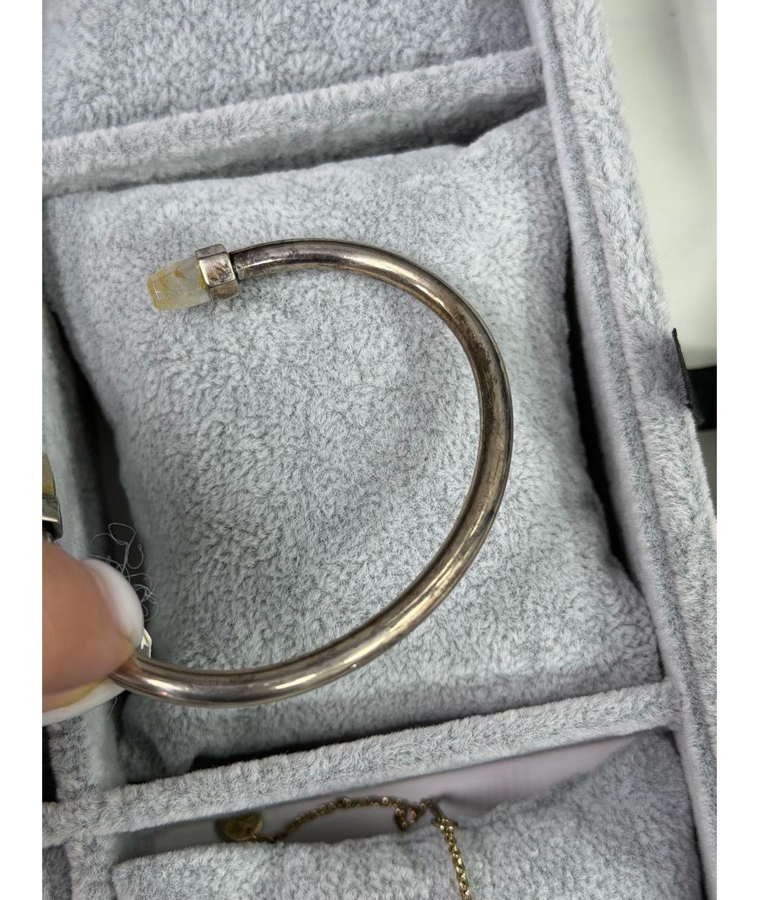 SAINT LAURENT Серебрянный браслет, фото 7