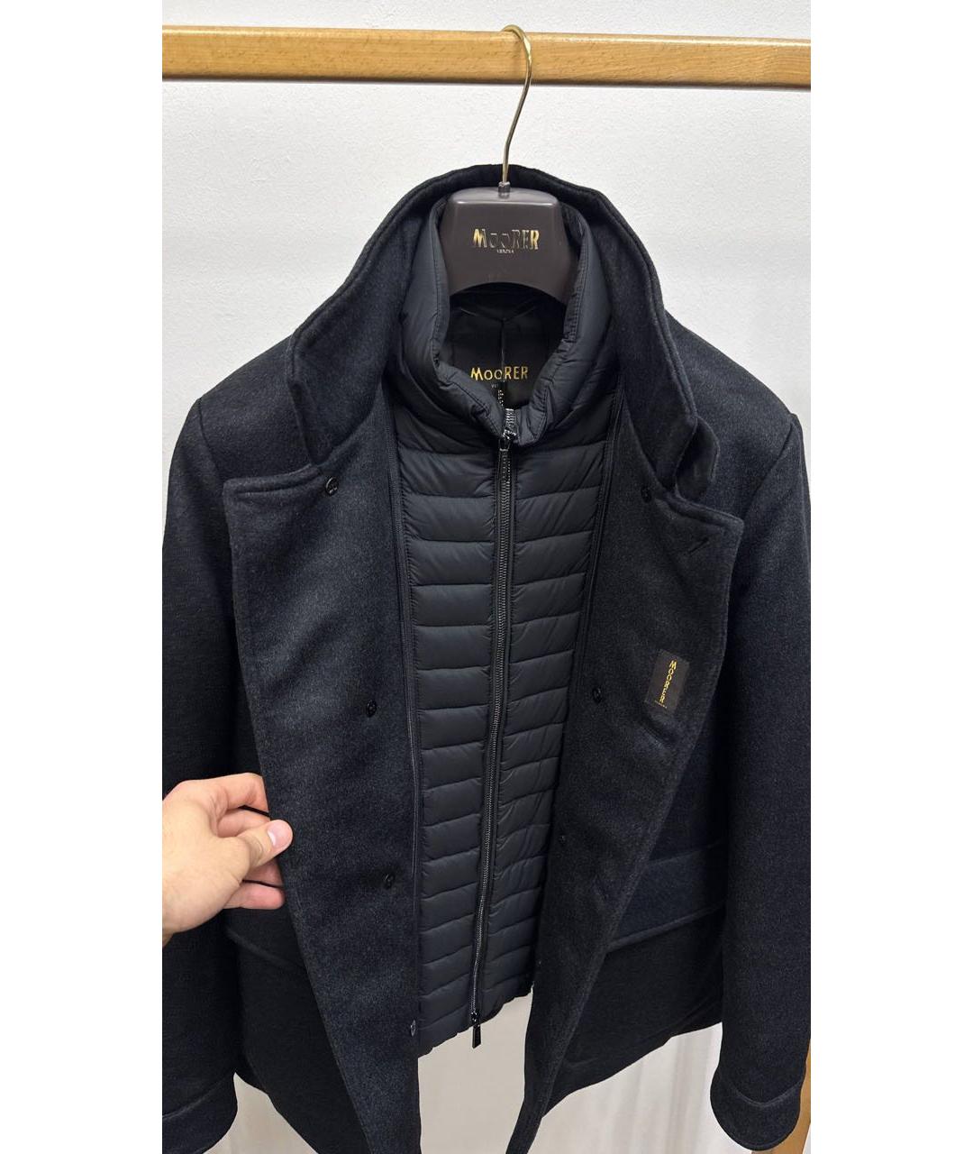 MOORER Антрацитовая кашемировая куртка, фото 3