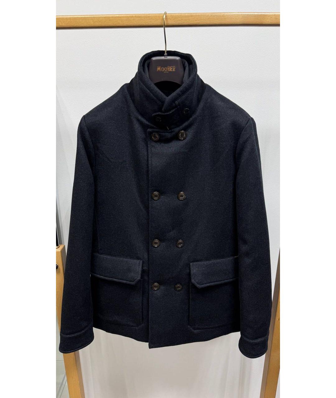 MOORER Антрацитовая кашемировая куртка, фото 6