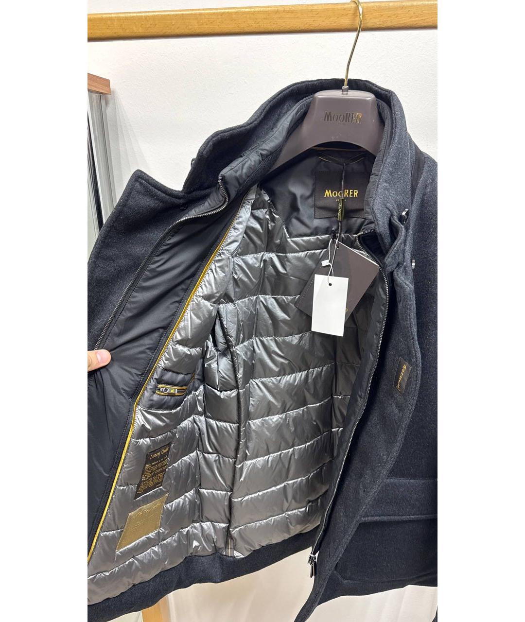 MOORER Антрацитовая кашемировая куртка, фото 4