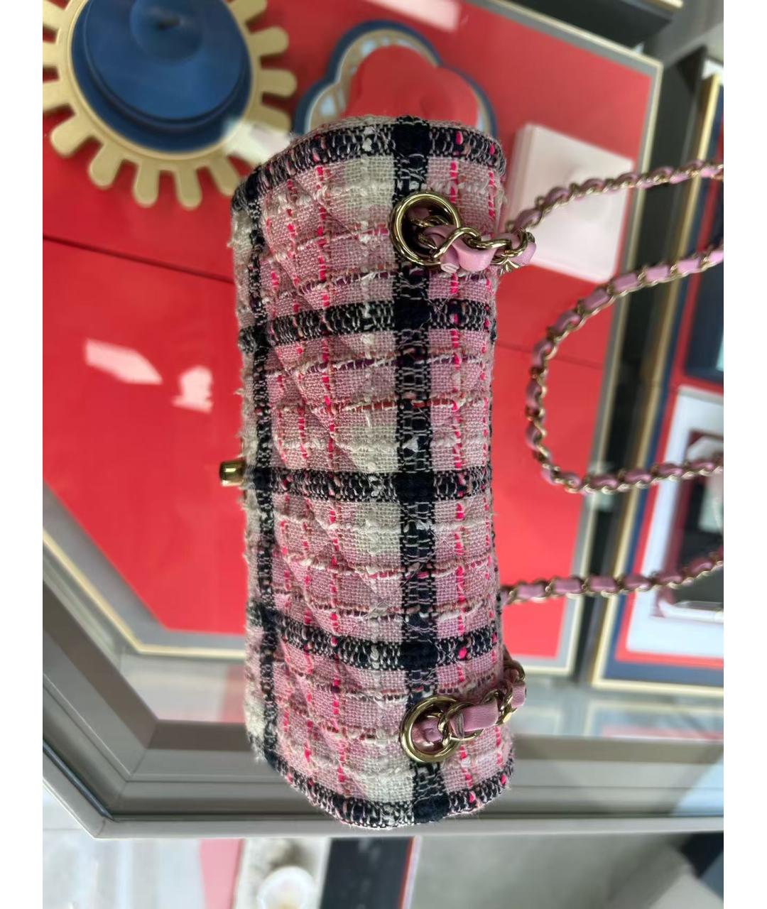 CHANEL Розовая сумка через плечо, фото 3