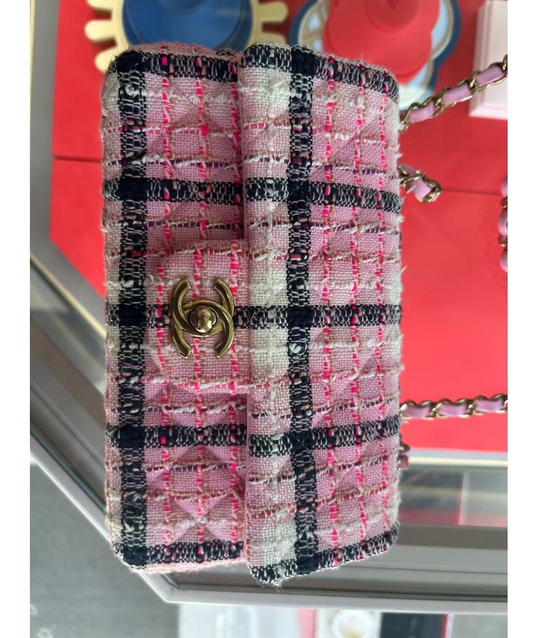 CHANEL Розовая сумка через плечо, фото 2