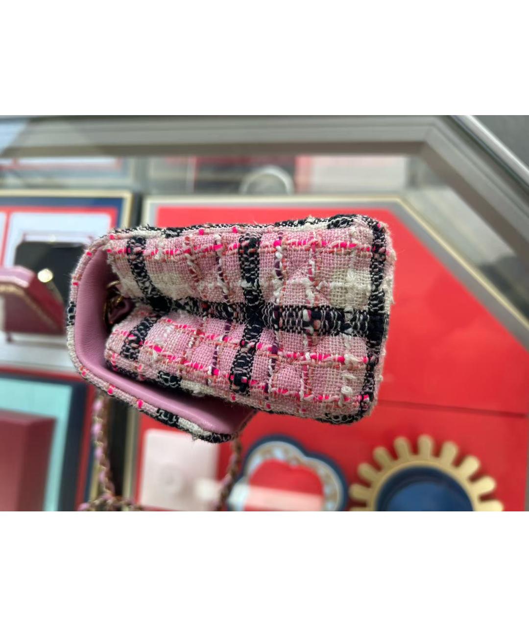 CHANEL Розовая сумка через плечо, фото 5