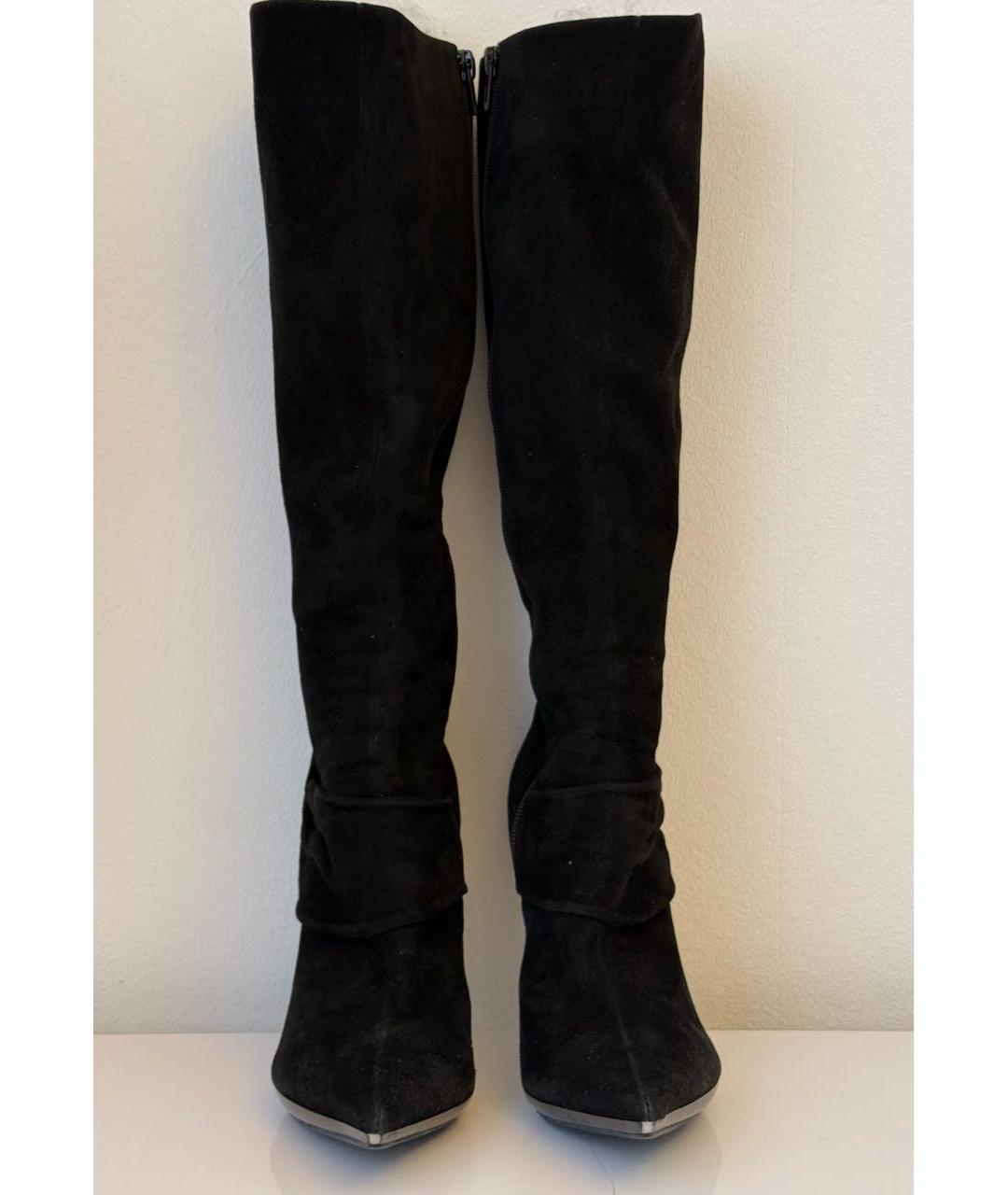 CASADEI Черные кожаные сапоги, фото 2