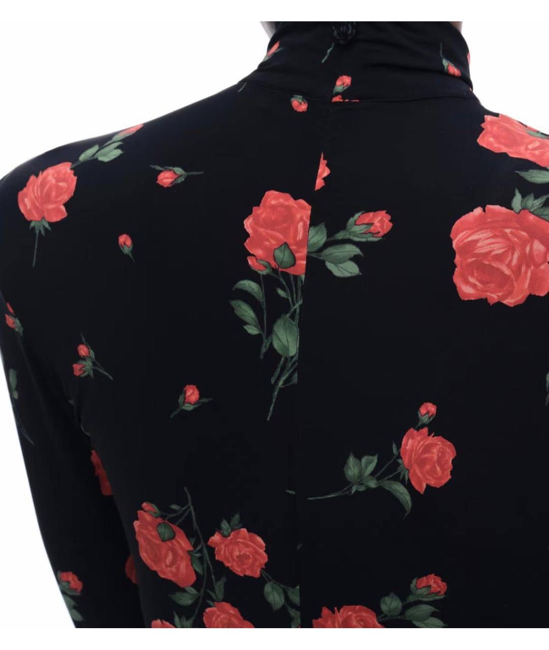 MAGDA BUTRYM Черная полиэстеровая водолазка, фото 4