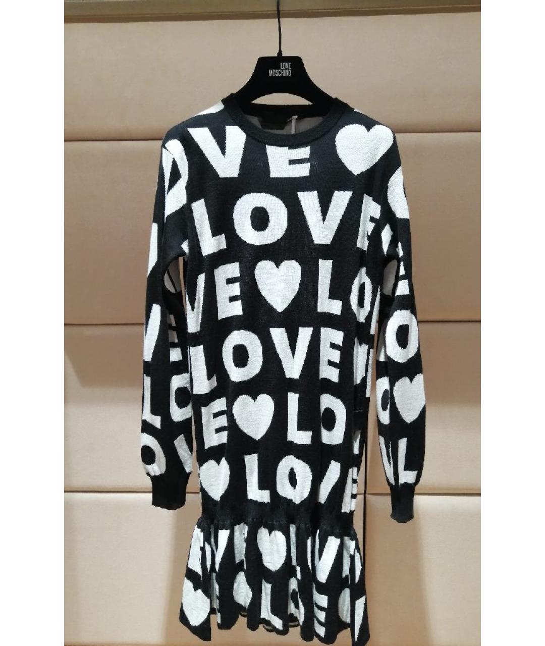 LOVE MOSCHINO Мульти повседневное платье, фото 3