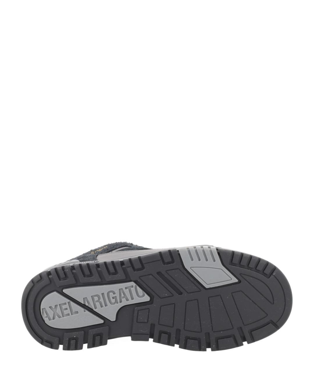 AXEL ARIGATO Черные кожаные низкие кроссовки / кеды, фото 6