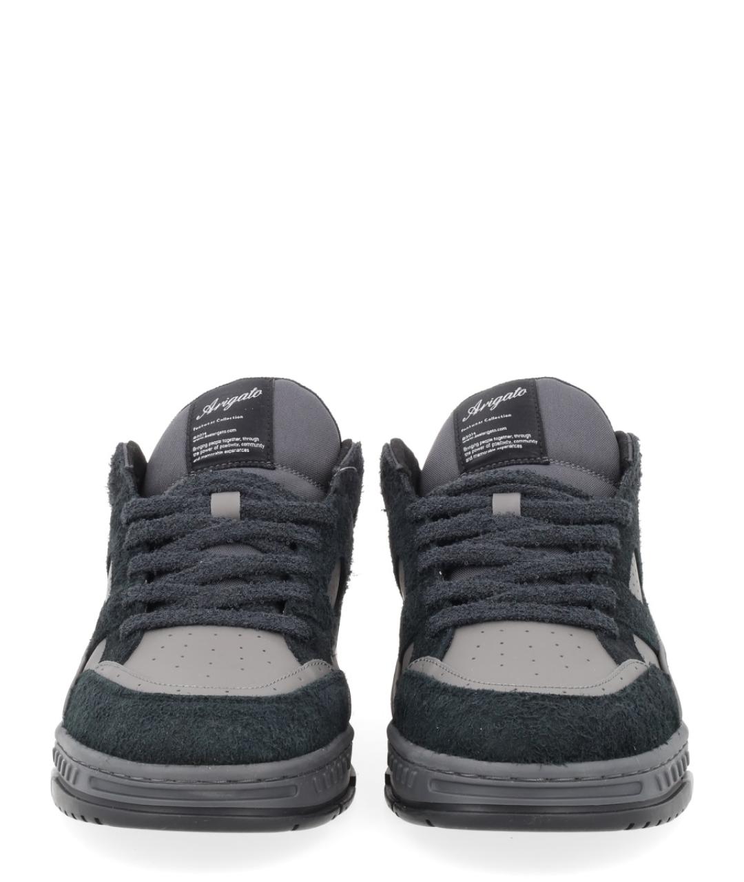 AXEL ARIGATO Черные кожаные низкие кроссовки / кеды, фото 3