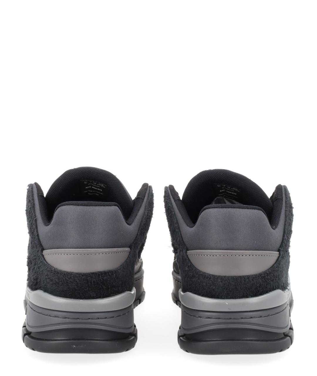 AXEL ARIGATO Черные кожаные низкие кроссовки / кеды, фото 4