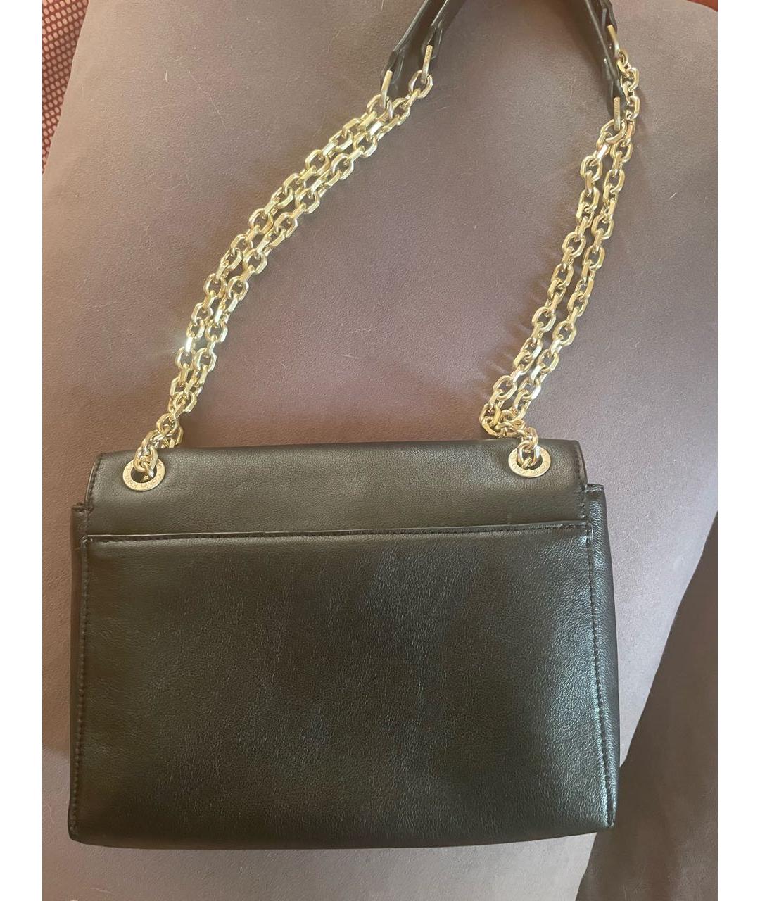 CALVIN KLEIN Черная сумка через плечо из искусственной кожи, фото 2