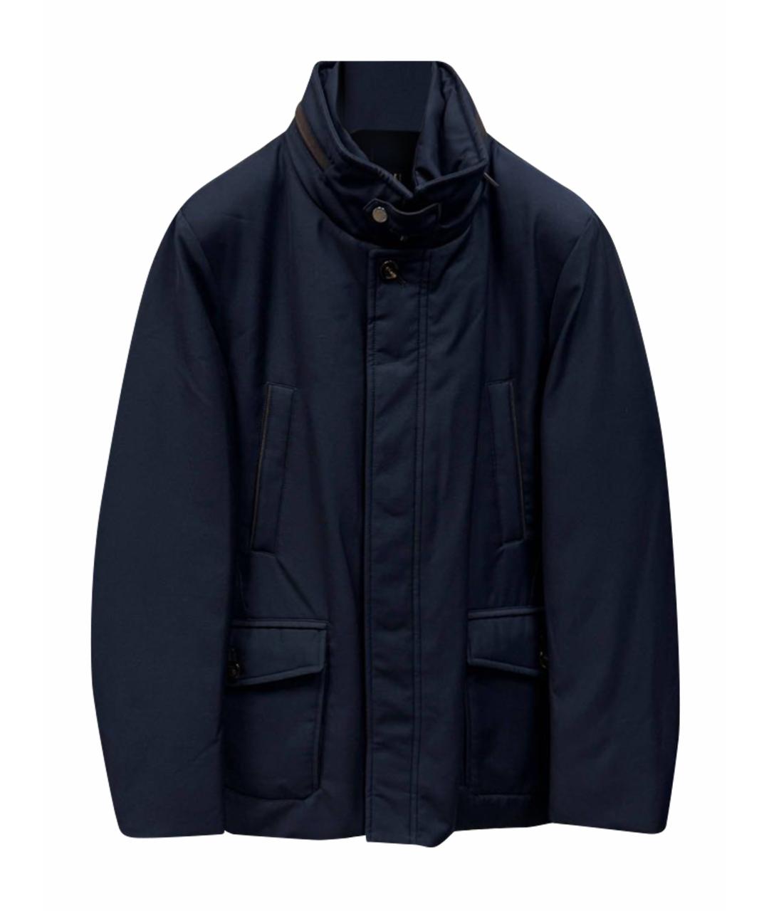 MOORER Темно-синяя полиамидовая куртка, фото 1