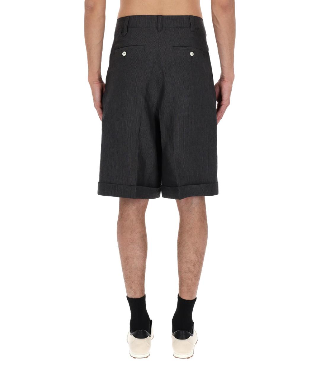 JACQUEMUS Серые хлопковые шорты, фото 5