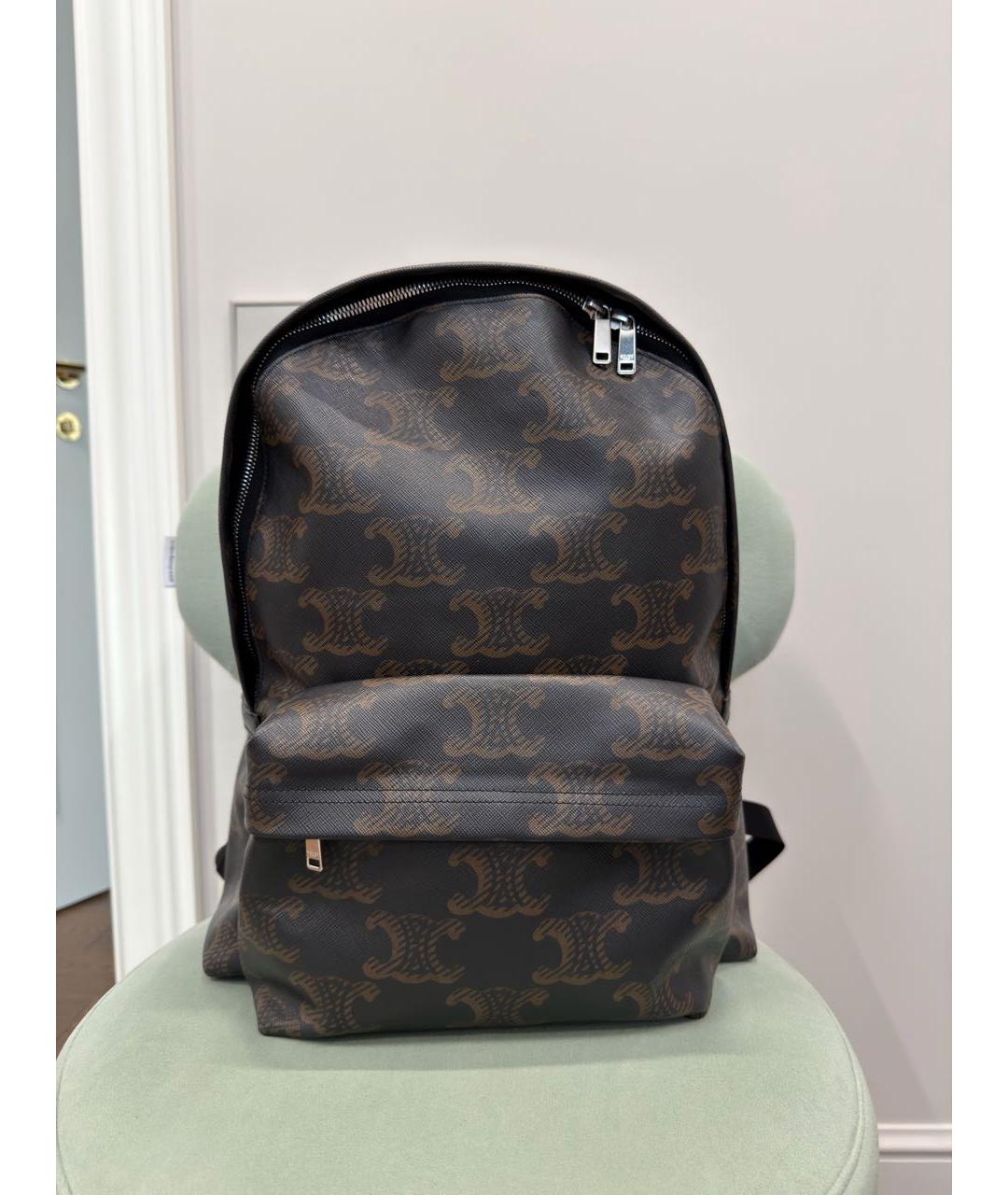 CELINE Коричневый рюкзак, фото 2