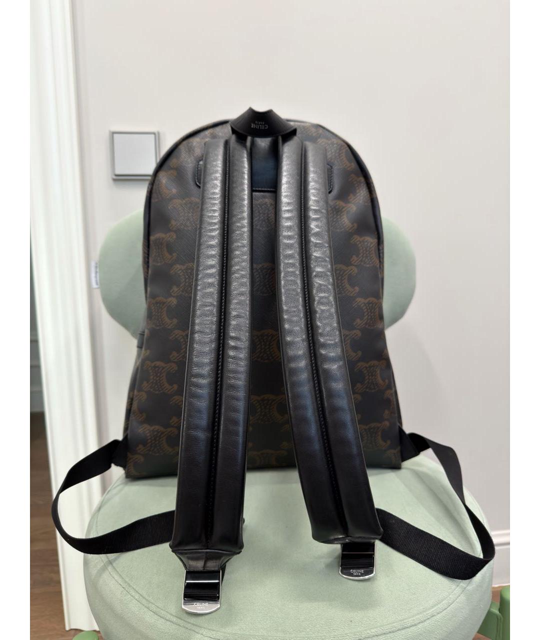 CELINE Коричневый рюкзак, фото 5
