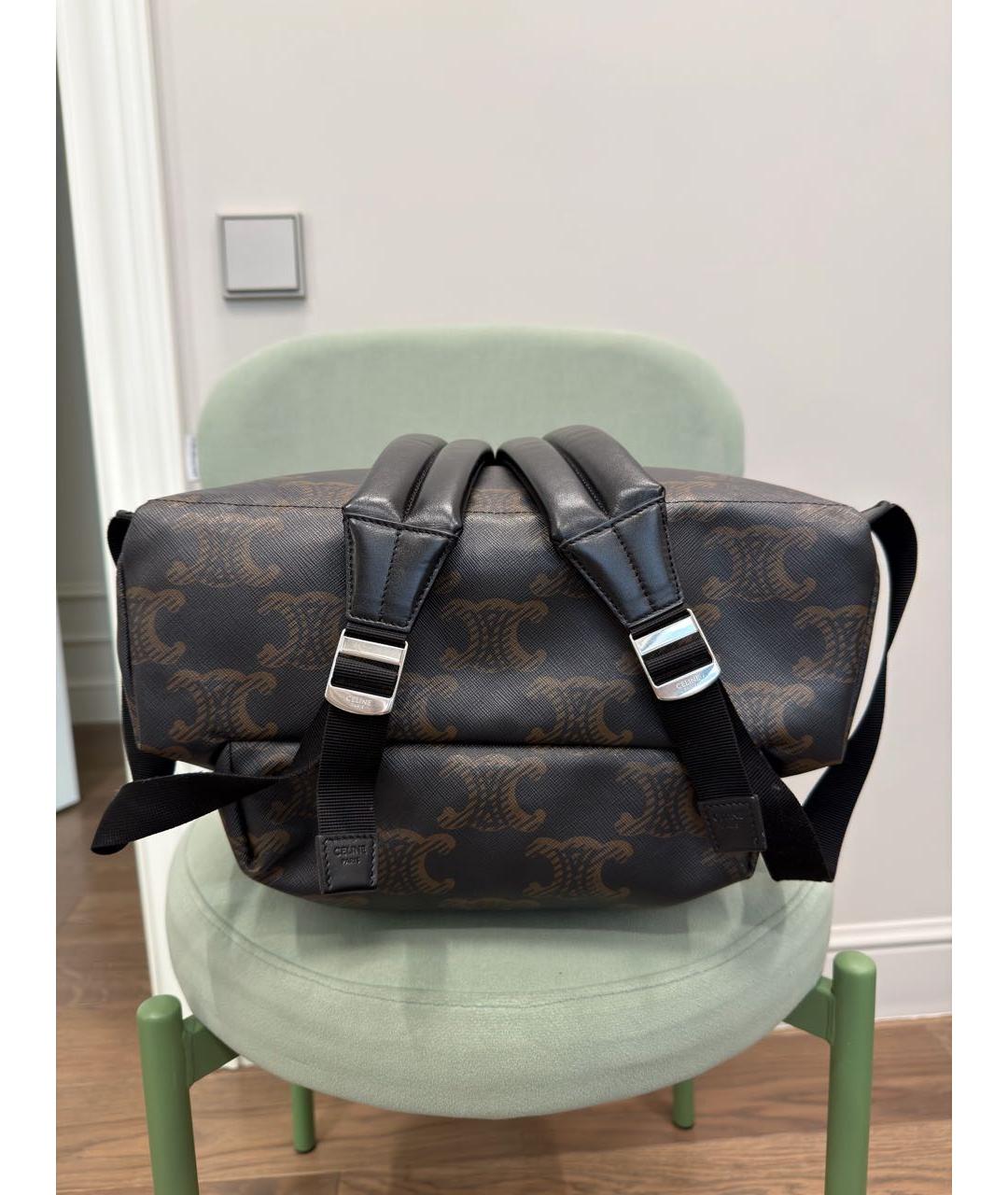 CELINE Коричневый рюкзак, фото 6