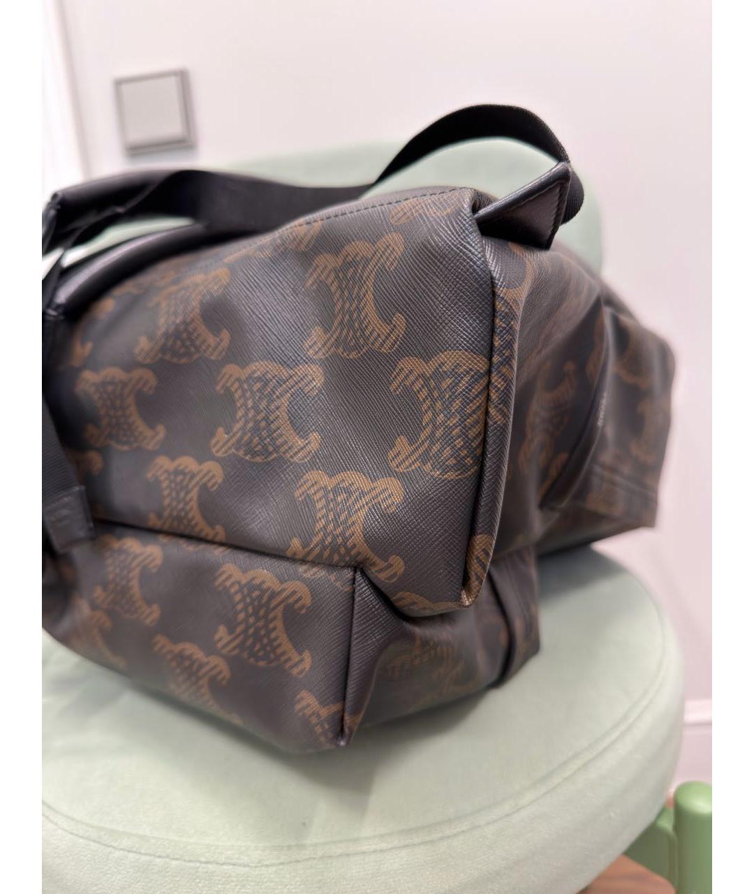 CELINE Коричневый рюкзак, фото 7