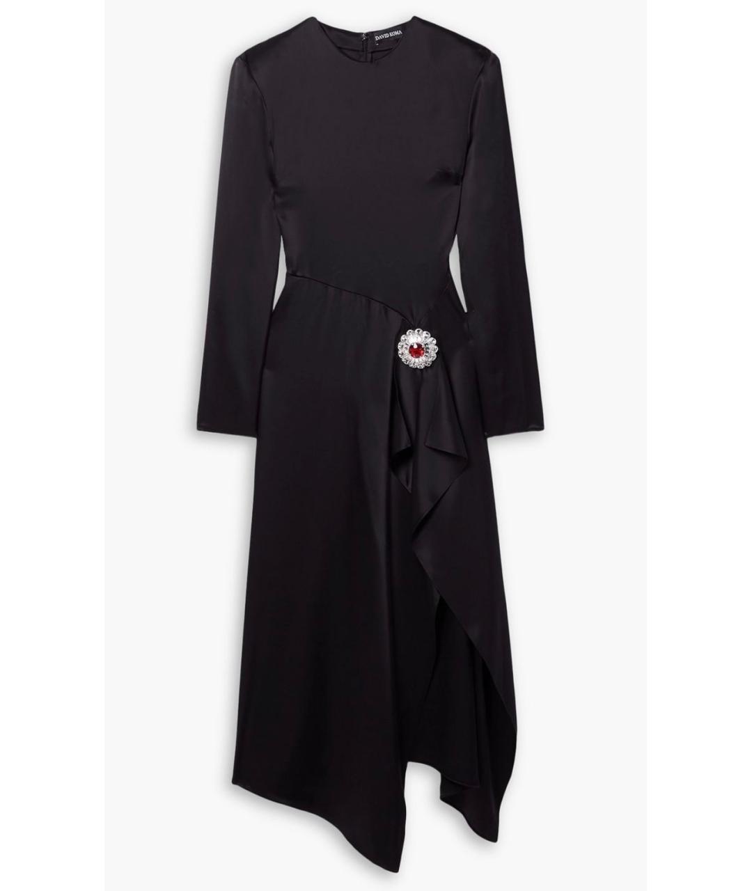 DAVID KOMA Черное вечернее платье, фото 4