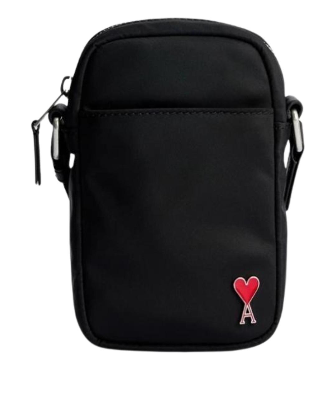 Ami Paris Черная сумка на плечо, фото 1