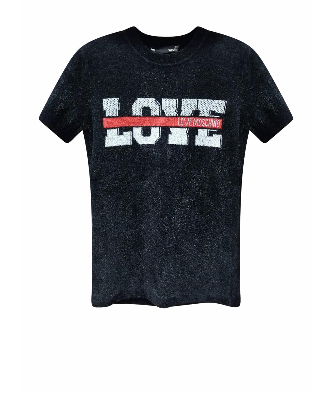 LOVE MOSCHINO Черный джемпер / свитер, фото 3