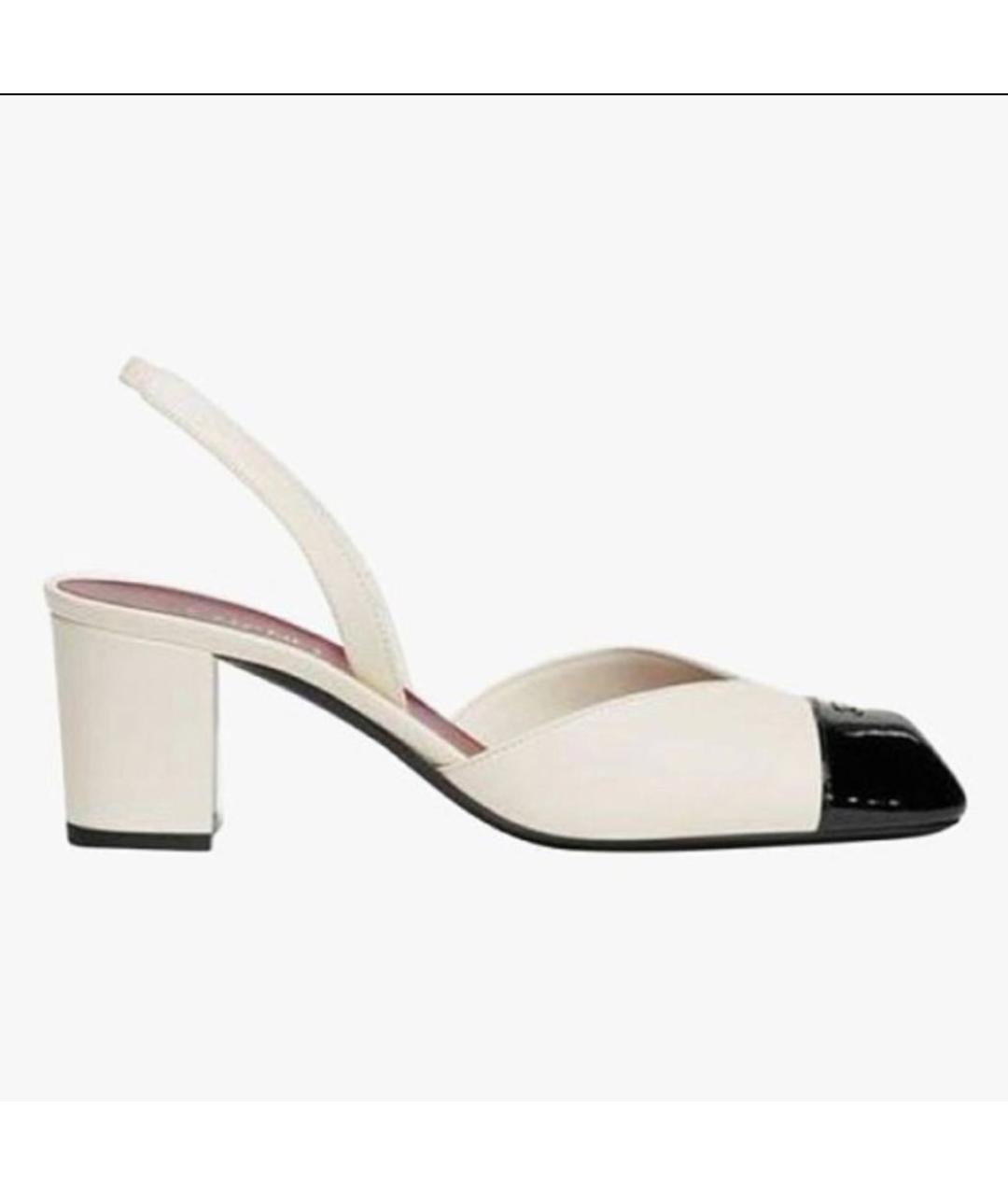 CHANEL Белые туфли, фото 1