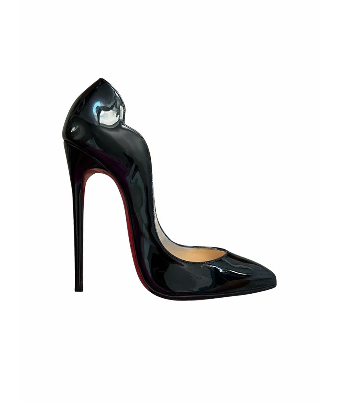 CHRISTIAN LOUBOUTIN Черные туфли из лакированной кожи, фото 1