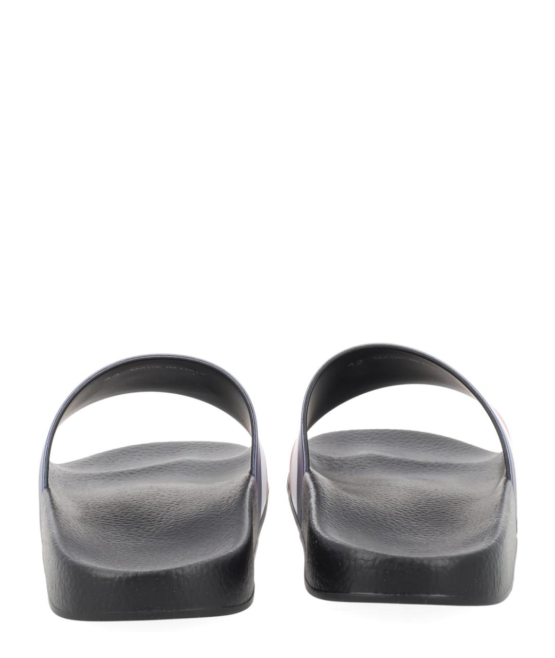 MONCLER Мульти резиновые шлепанцы, фото 4