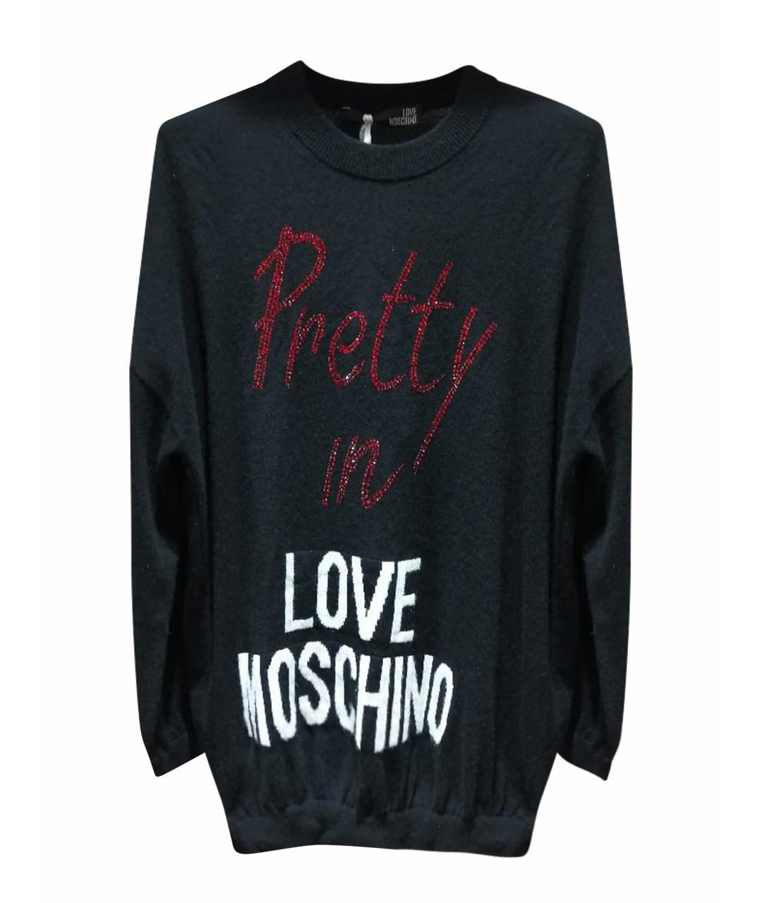 LOVE MOSCHINO Черный джемпер / свитер, фото 3