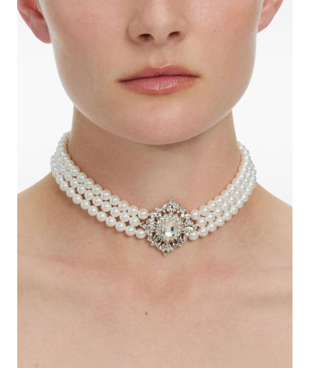 SELF-PORTRAIT Белое колье, фото 3