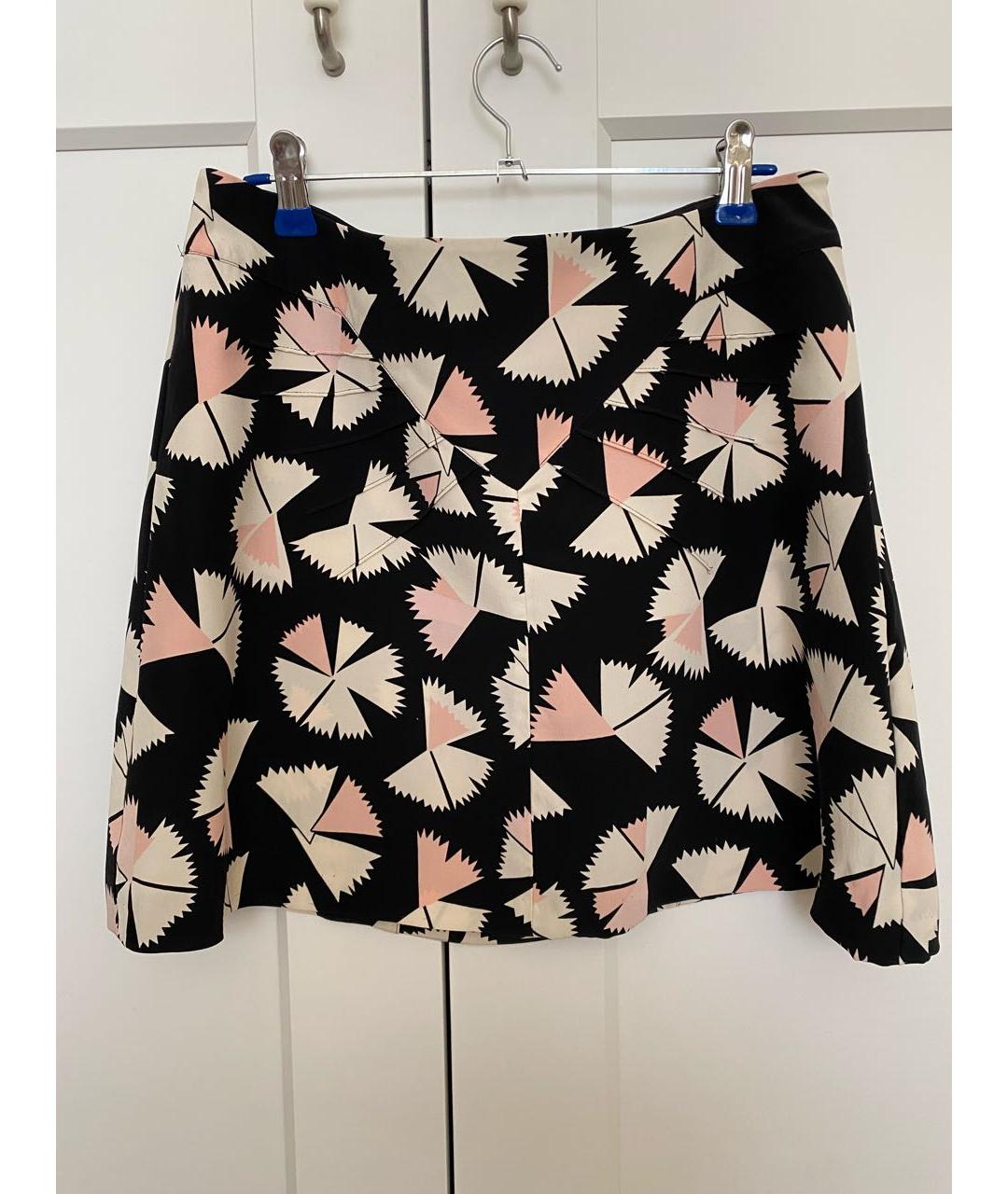 MARC BY MARC JACOBS Черная шелковая юбка мини, фото 9