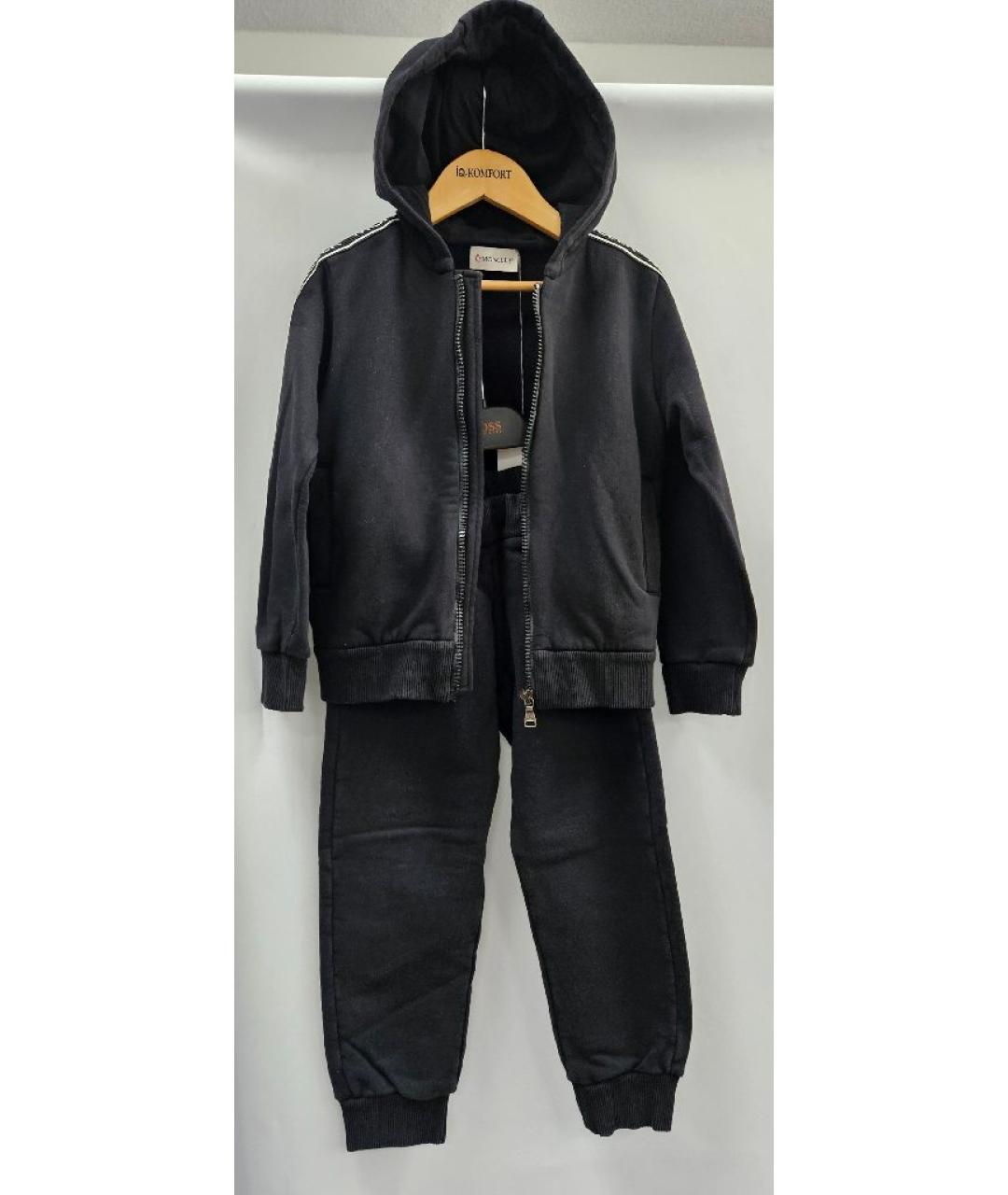 MONCLER Черный хлопковый комплект, фото 10