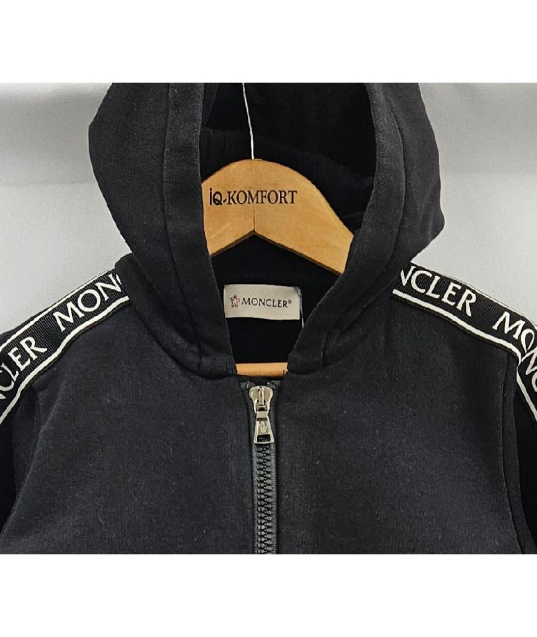 MONCLER Черный хлопковый комплект, фото 3