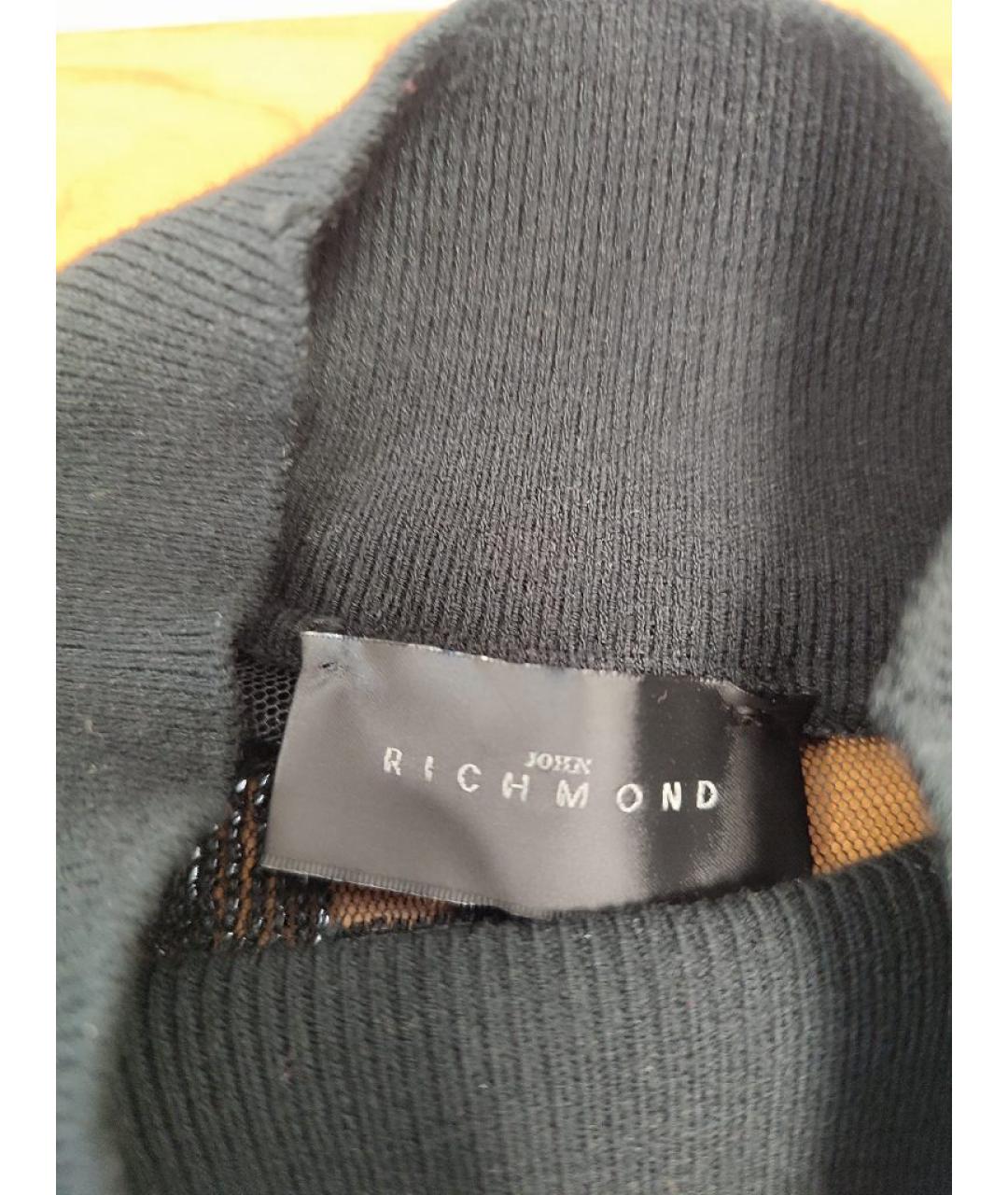 JOHN RICHMOND Черная водолазка, фото 3
