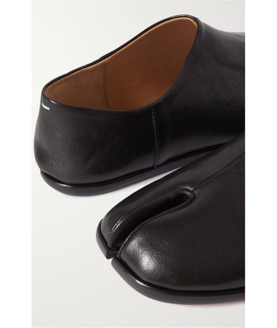 MAISON MARGIELA Черные кожаные лоферы, фото 7