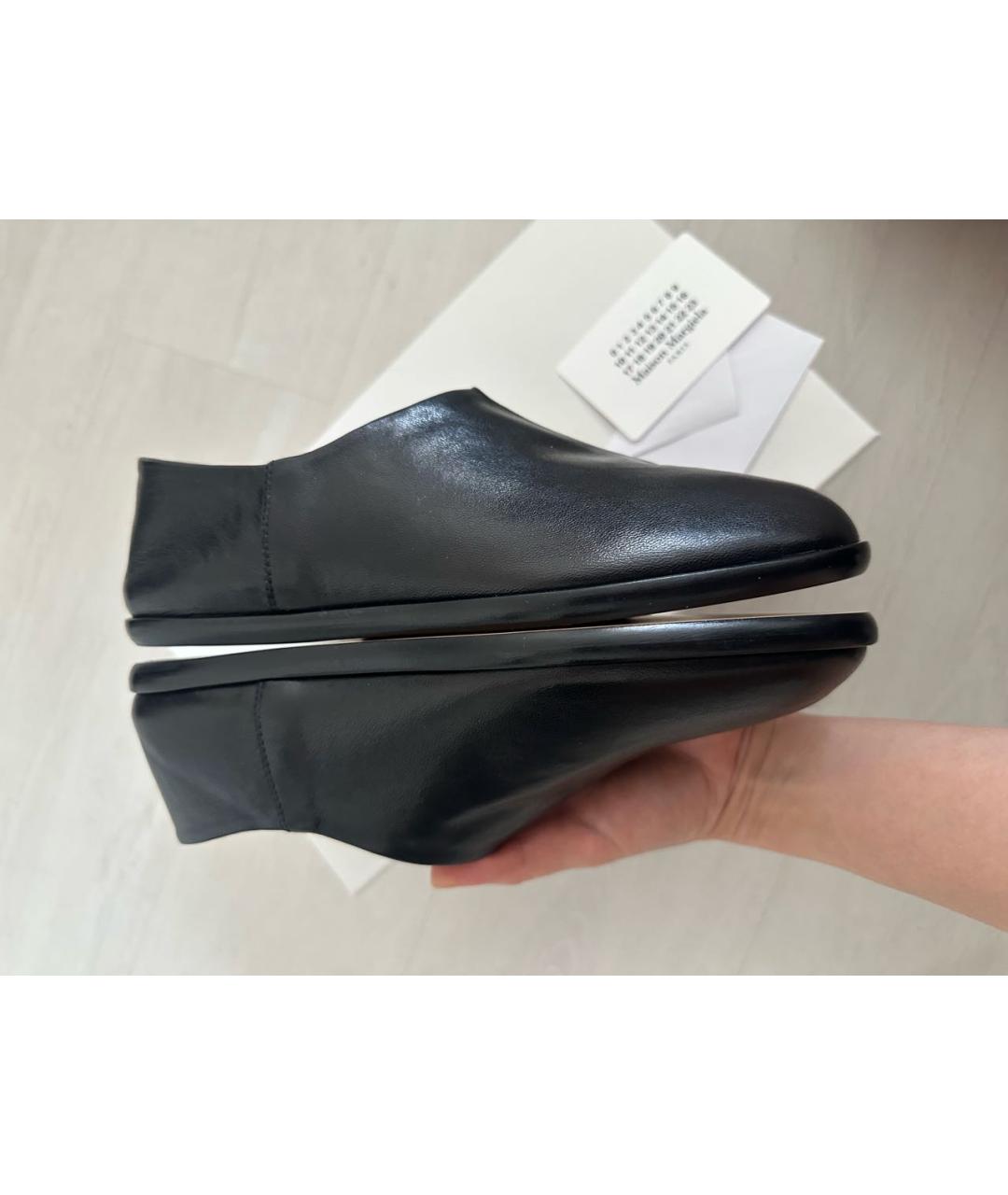 MAISON MARGIELA Черные кожаные лоферы, фото 9