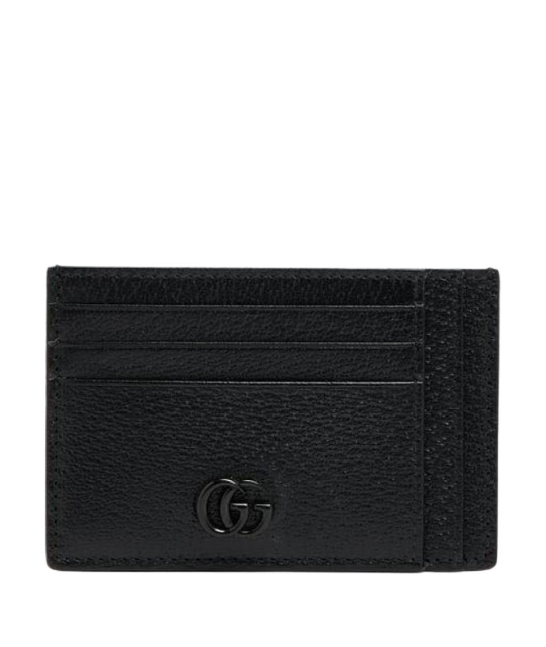 GUCCI Черный кожаный кардхолдер, фото 1