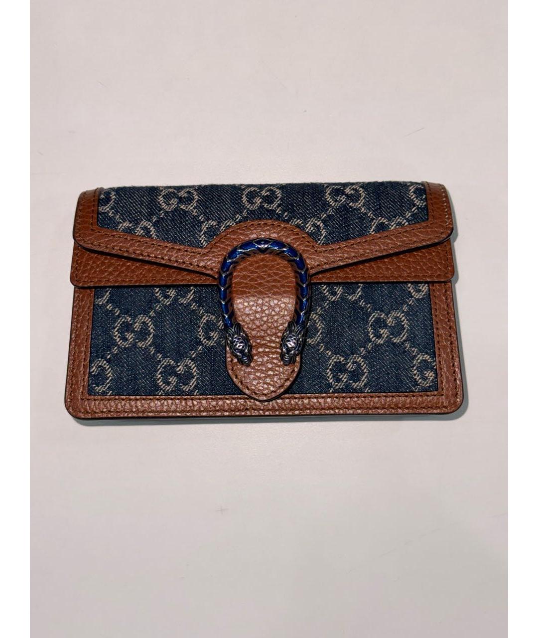 GUCCI Синяя сумка через плечо, фото 2