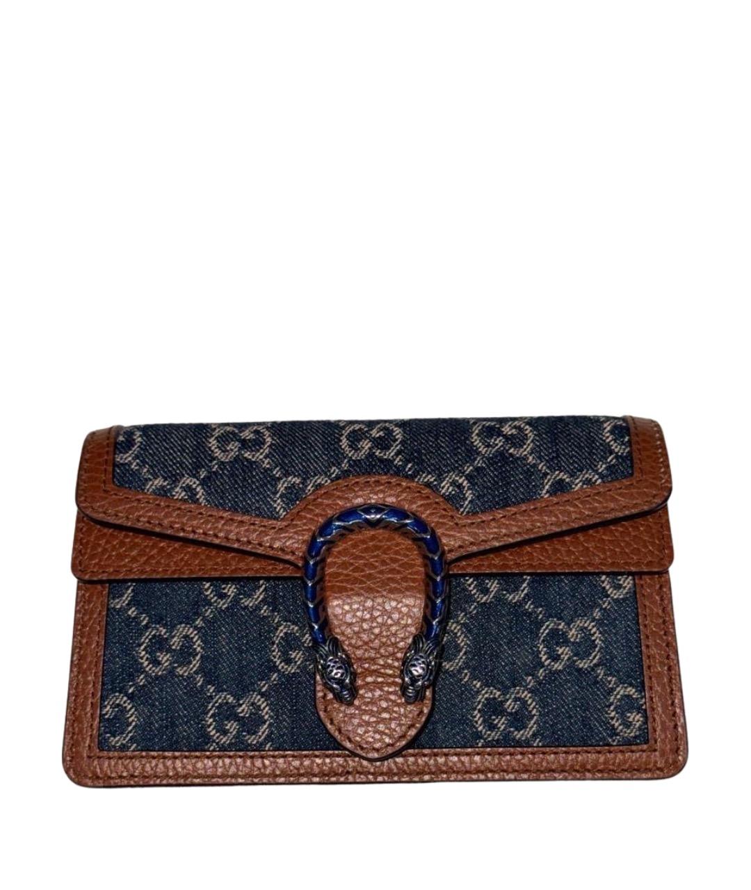 GUCCI Синяя сумка через плечо, фото 1