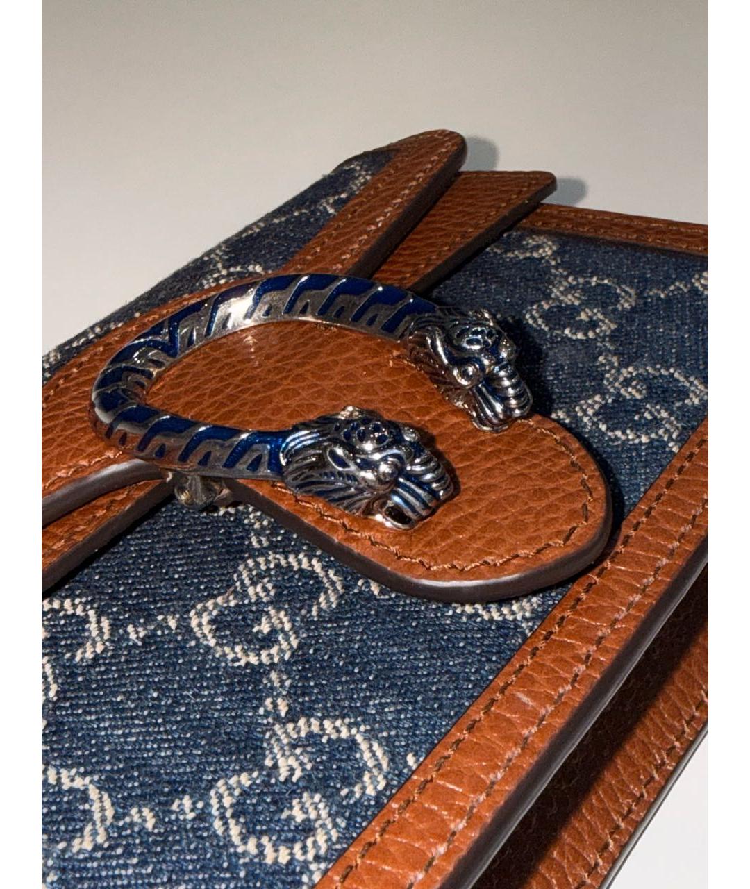 GUCCI Синяя сумка через плечо, фото 5